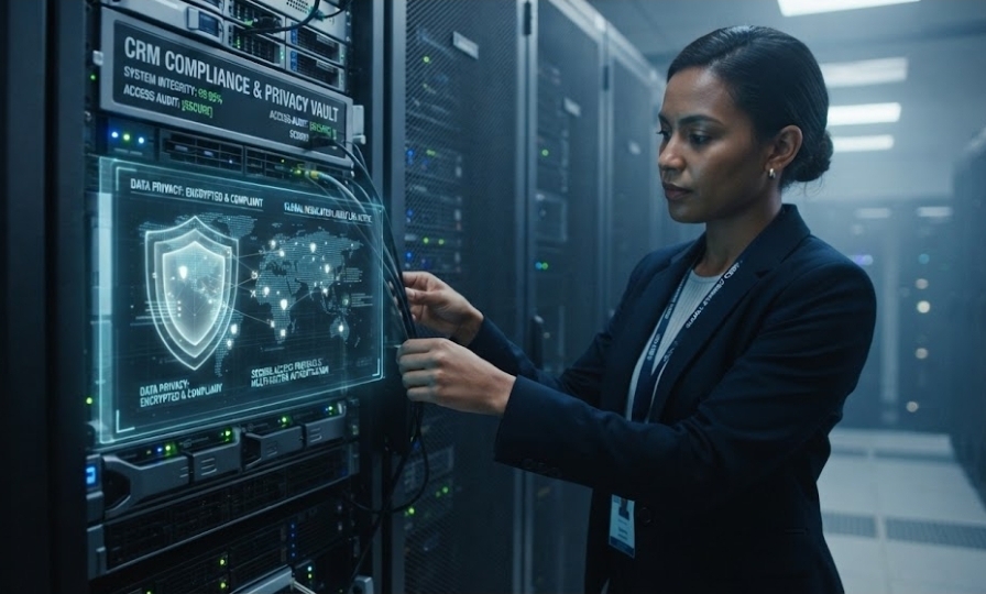 Security, Regulatory Compliance, and Data Privacy in Corporate CRMs